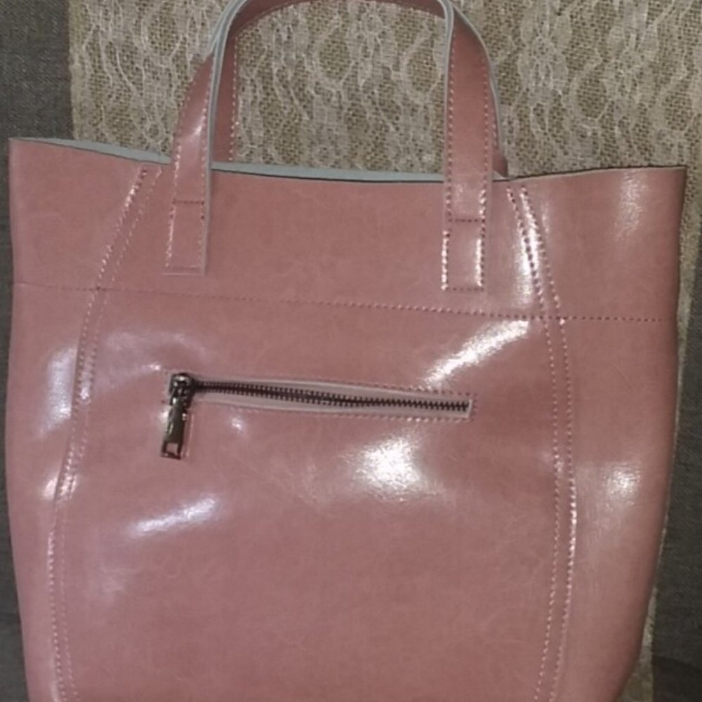PRECIOUS PINK LEATHER BAG